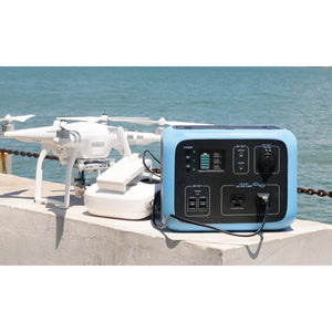 Photo of Bluetti - AC50S 500Wh/300W Portable Power Station hooked in a drone.