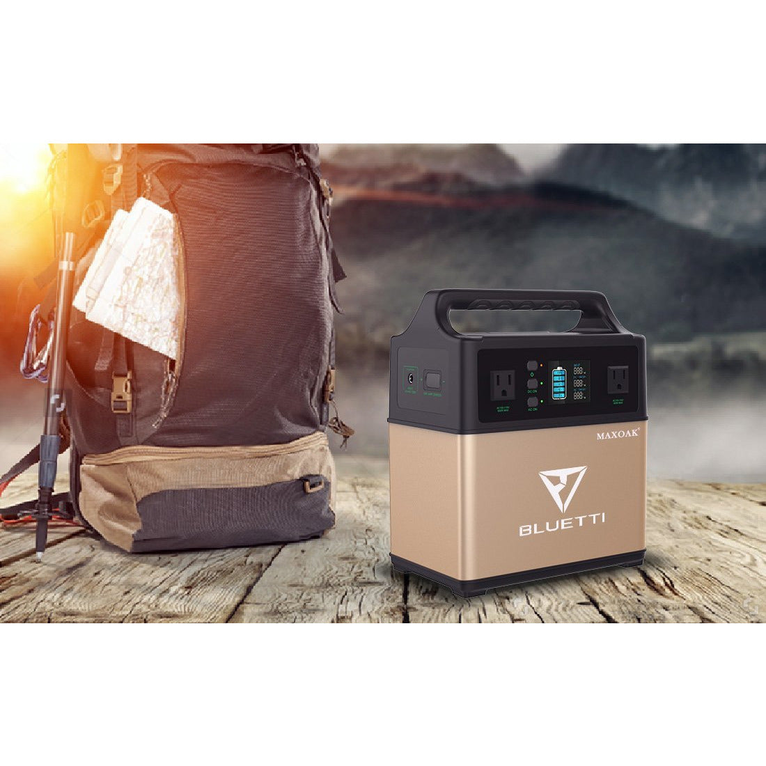 Bluetti - EB40 400Wh/300W Portable Power Station - Wild Oak Trail