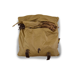 Photo of Catoma Gopher Tarp System placed in a bag in a white background.