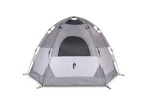 Photo of the front view of the Catoma Sable tent in a white background.