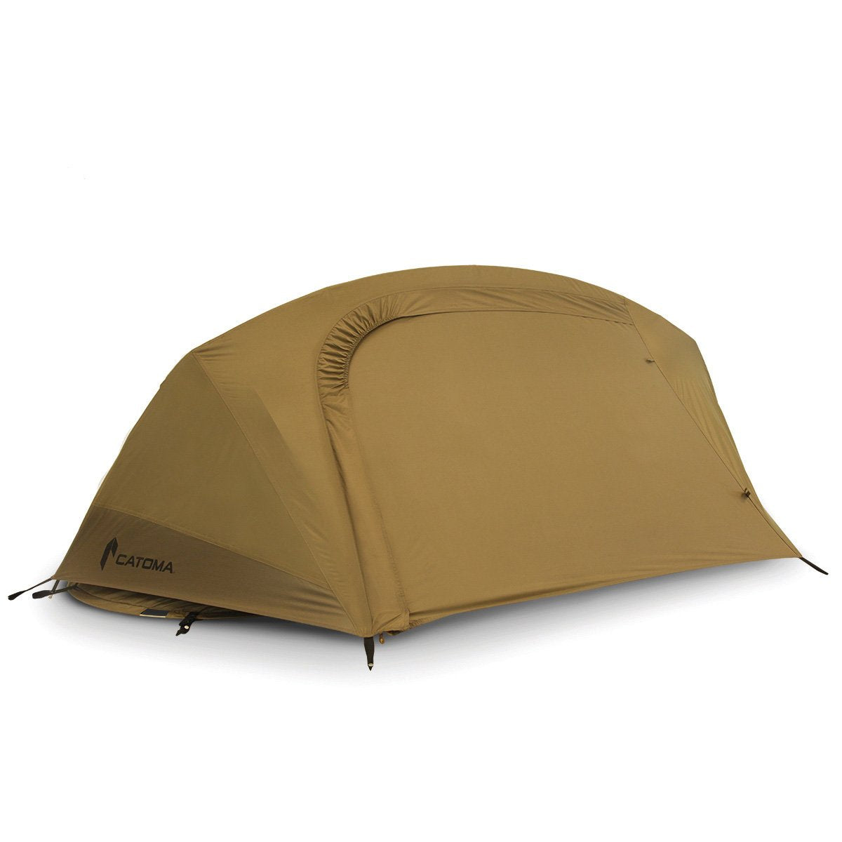 Photo of the side view of the Catoma Wolverine tent in a white background.