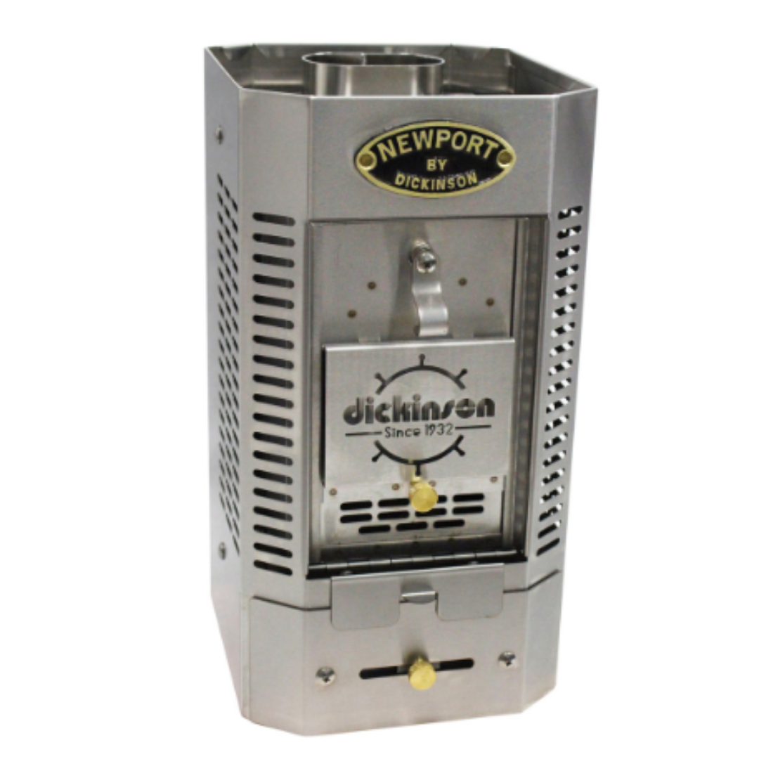 Photo of Dickinson Marine - Newport Solid Fuel Heater in a white background.