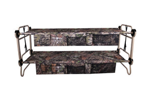 Picture of Disc-O-Bed Cam-O-Bunk Large with Mossy Oak including Organizers Front View.