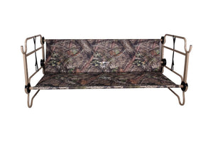 Picture of Disc-O-Bed Cam-O-Bunk XL with Mossy Oak including Organizers as a bench.