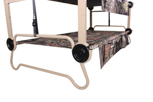 Picture of Disc-O-Bed Cam-O-Bunk XL with Mossy Oak including Organizers Side View.