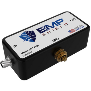 EMP Shield - HF/VHF/UHF Radio EMP Protection up to 200 Watts with F-Connectors (ANT-100-F)