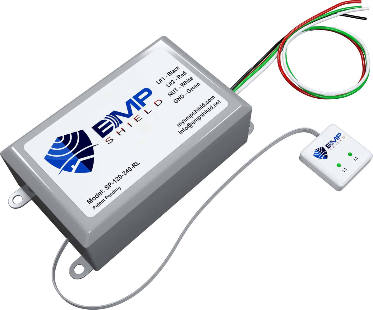 EMP Shield - Home EMP &amp; Lightning Protection + CME Defense (SP-120-240-RL / Concealed Model)