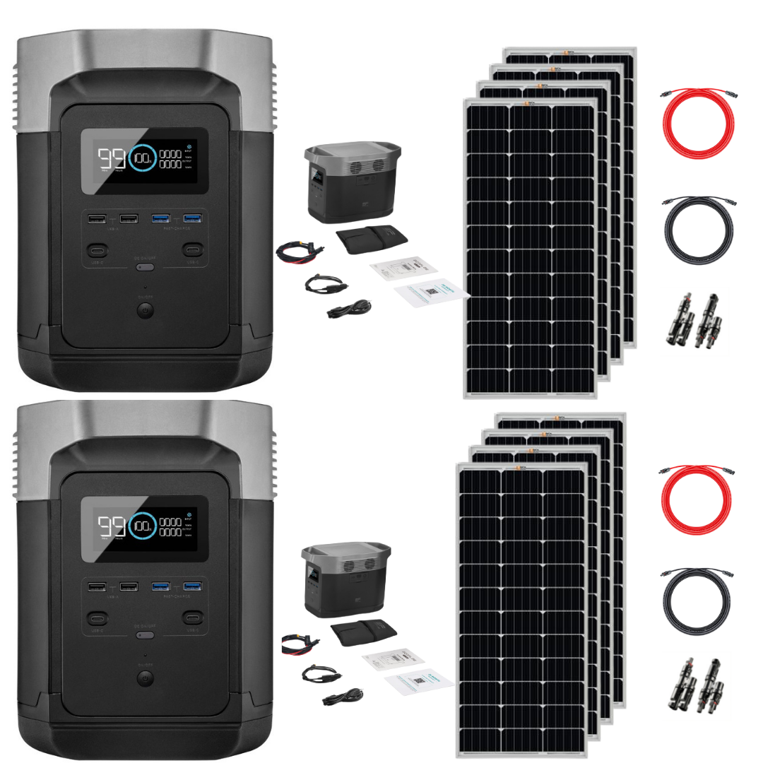 EcoFlow DELTA 1300 Solar Generator - Free Shipping