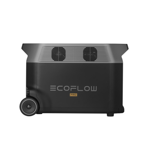 EcoFlow Delta Pro from the right side view with wheel cart