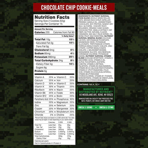 Nutrient Survival - Chocolate Chip Cammie Cookie Can - Pack of Three