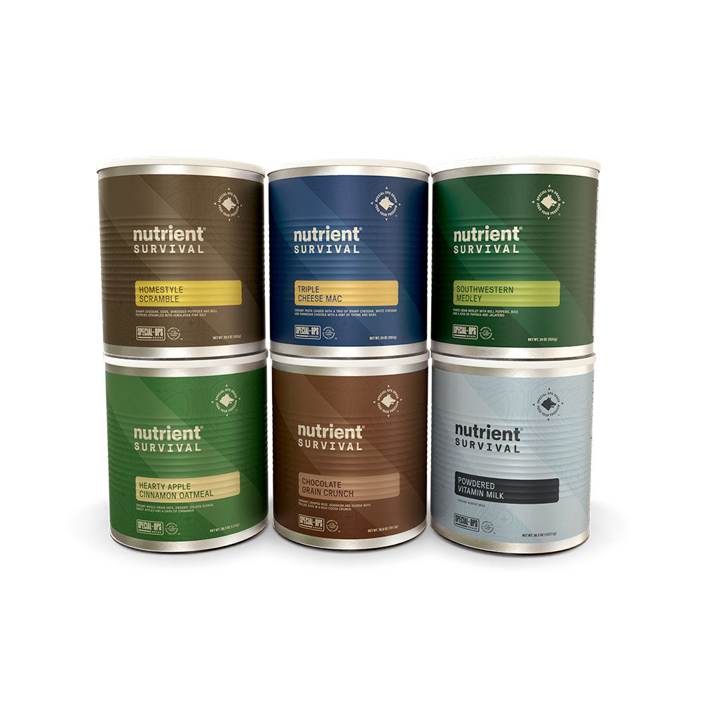 Nutrient Survival - 72 Hour Food kit - Feeds Four