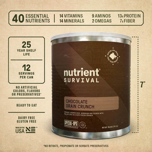 Nutrient Survival - 72 Hour Food kit - Feeds Four
