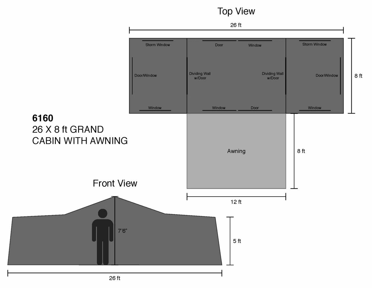 Kodiak grand outlet cabin tent