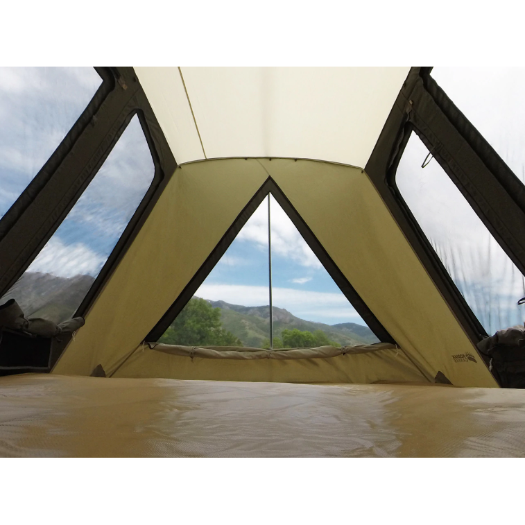 Indoor view of a kodiak canvas tent