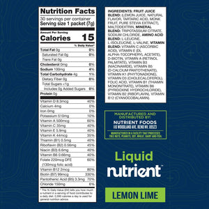 Nutrient Survival - Liquid Nutrient Nutrition Facts