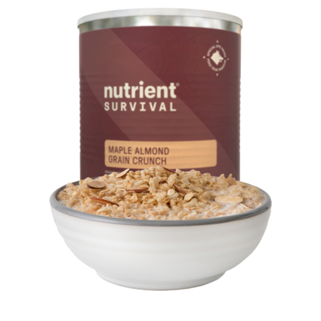 Nutrient Survival - Maple Almond Grain Crunch - 6 Cans