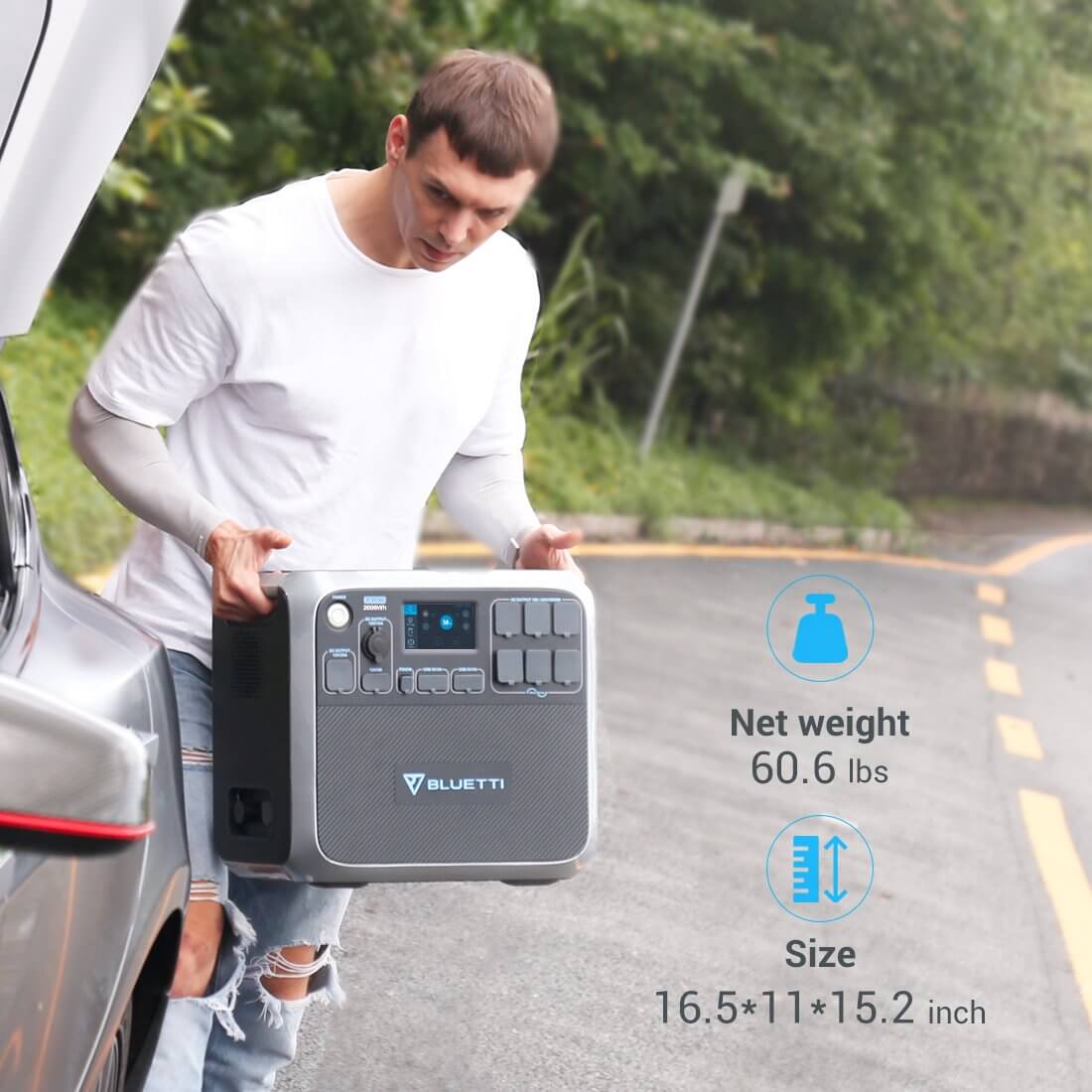 Bluetti - AC200P 2000Wh/2000W Portable Power Station