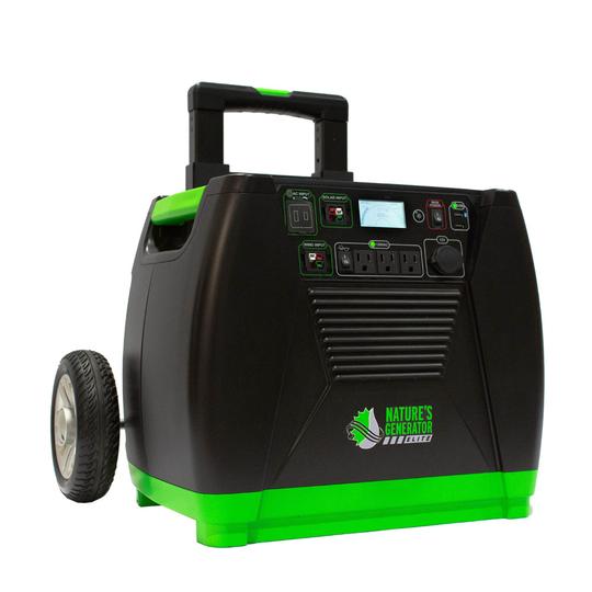 Photo of Nature&#39;s Generator Elite in side view in a white background.