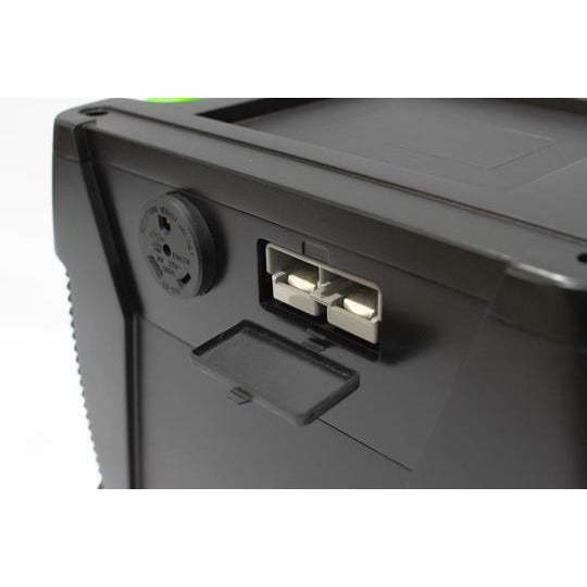 Photo of Nature&#39;s Generator Elite USB port in a white background.
