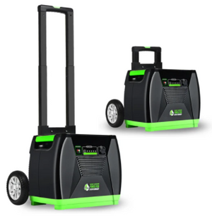 Photo of Nature's Generator Elite Cart extended in a white background.