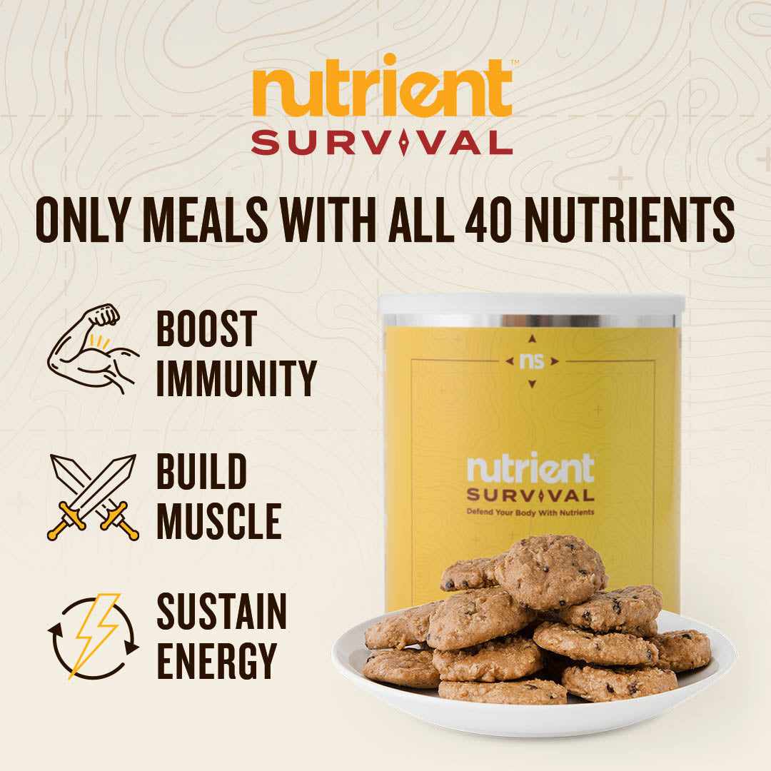 Nutrient Survival Oatmeal Raisin Cookie-Meals