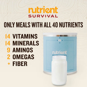 Nutrient Survival Powdered Vitamin Milk with nutrients