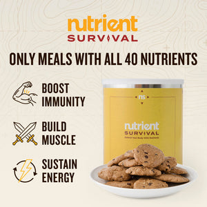 Nutrient survival Chocolate Chip Cookie Meals