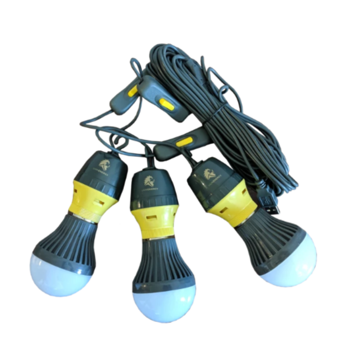 Picture of Lion Energy - 3 LED Light Bulb String