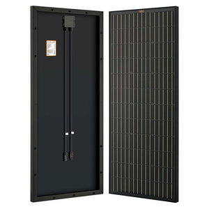 Photo of Rich Solar - 100 Watt Mono Solar Panel Black.