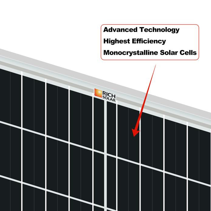 Rich Solar - 150 Watt 12V Mono Solar Panel