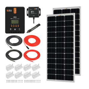 Rich Solar - 200 Watt Solar Kit with 40A MPPT Controller