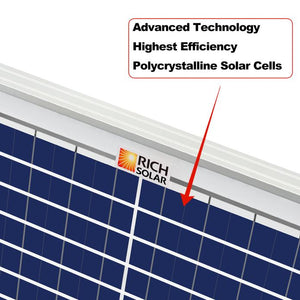 Rich Solar - 20 Watt 12V Poly Solar Panel
