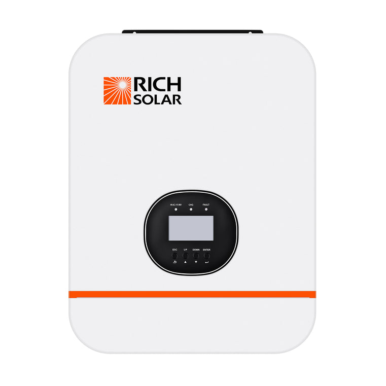 Rich Solar 6500 Watt (6.5kW) 48 Volt Off-Grid Hybrid Solar Inverter