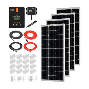 Rich Solar - 400 Watt Solar Kit with 40A MPPT Controller