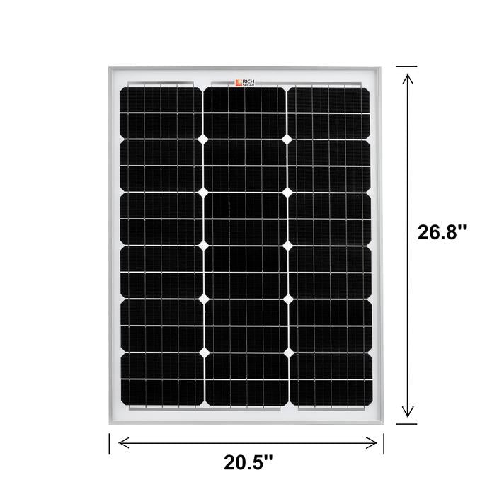 Rich Solar - 50 Watt Mono Solar Panel