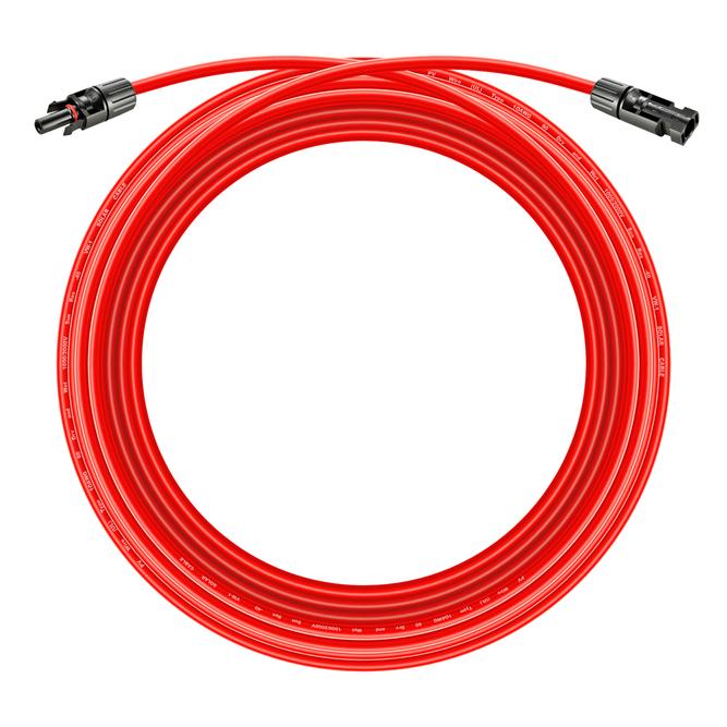 10 Gauge 30 Feet Solar Extension Cable and Parallel Connectors