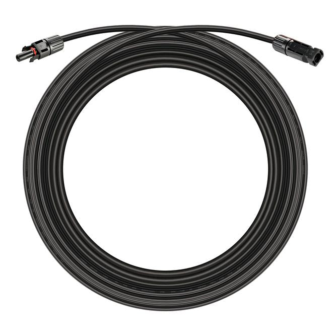 Photo of Rich Solar -  1 piece 30 Foot Black Cable with MC4 connectors on both ends