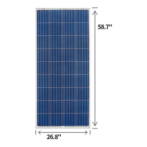 Rich Solar - 160 Watt 12V Poly Solar Panel