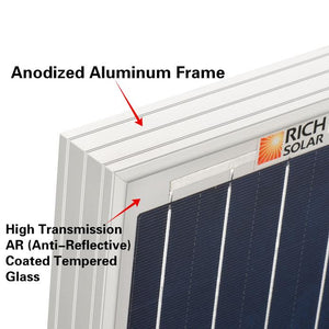 Rich Solar - 160 Watt 12V Poly Solar Panel