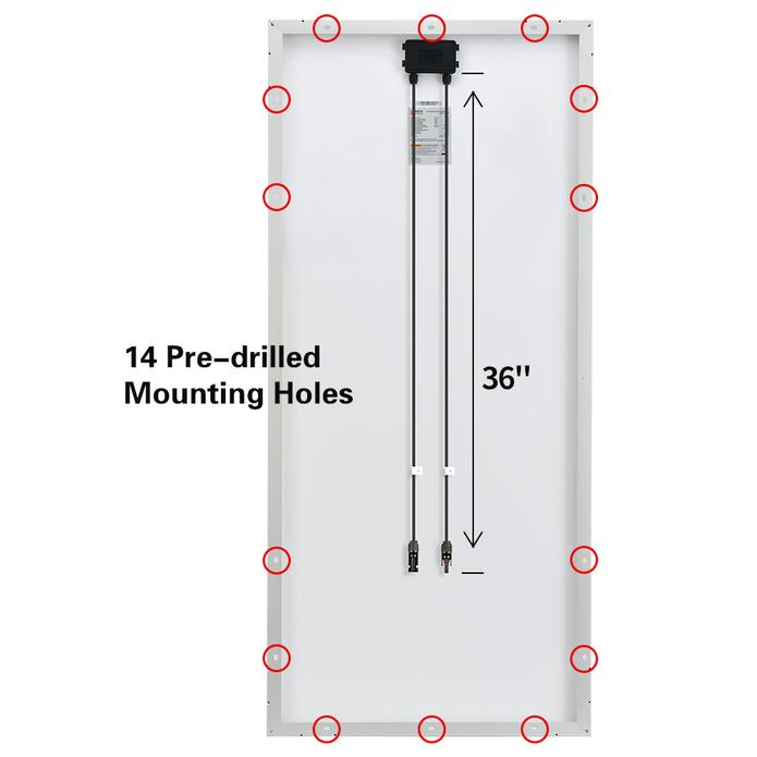 Rich Solar - 170 Watt 12V Mono Solar Panel