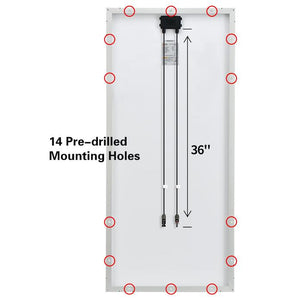 Rich Solar - 170 Watt 12V Mono Solar Panel