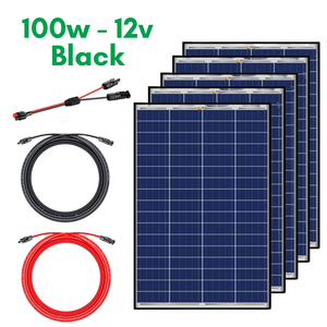 Rich Solar - 500 Watt Poly Solar Panel Kit