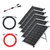 Photo of 5 x 100 Watt 12V Portable Solar Panels 1 x 50' #10 Gauge Solar Extension Cable (Red),  1 x 50' #10 Gauge Solar Extension Cable (Black),  1 x Anderson Adapter to MC4 Cable