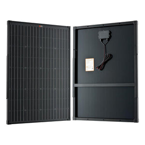 Rich Solar - 100 Watt 12V Portable Solar Panel Black