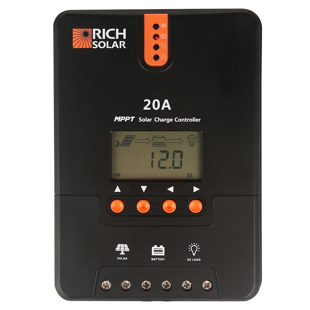 Rich Solar - 20 AMP MPPT Solar Charge Controller