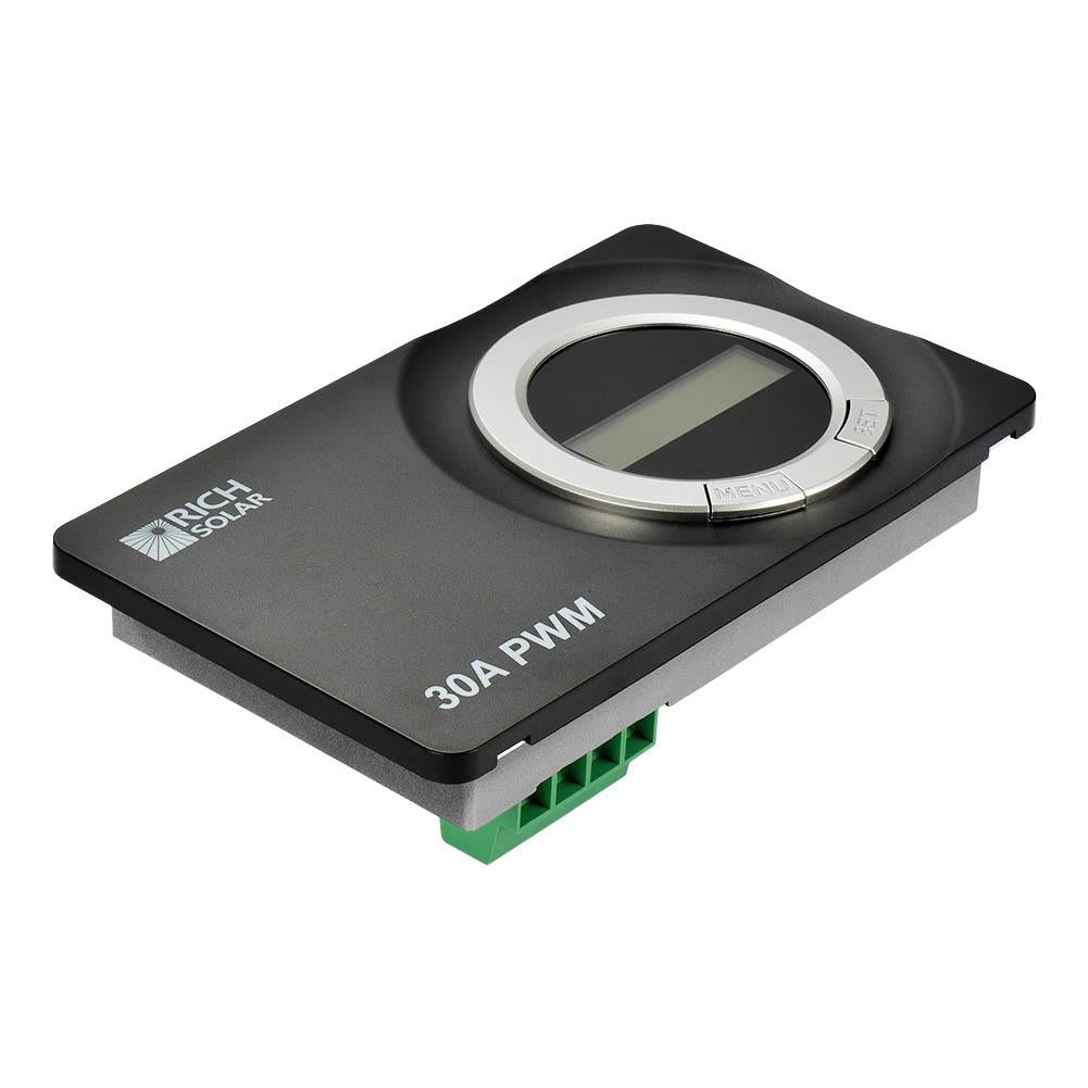 Rich Solar - 30 AMP Solar Charge Controller Flush Mount