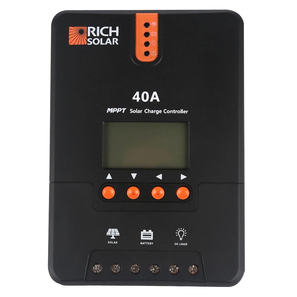 Rich Solar - 40 AMP MPPT Solar Charge Controller