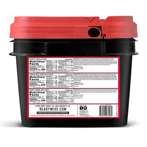 ReadyWise Emergency Food Supply - 48 Servings Emergency Soup Bucket