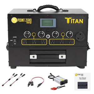 Titan Solar Generator with One Battery