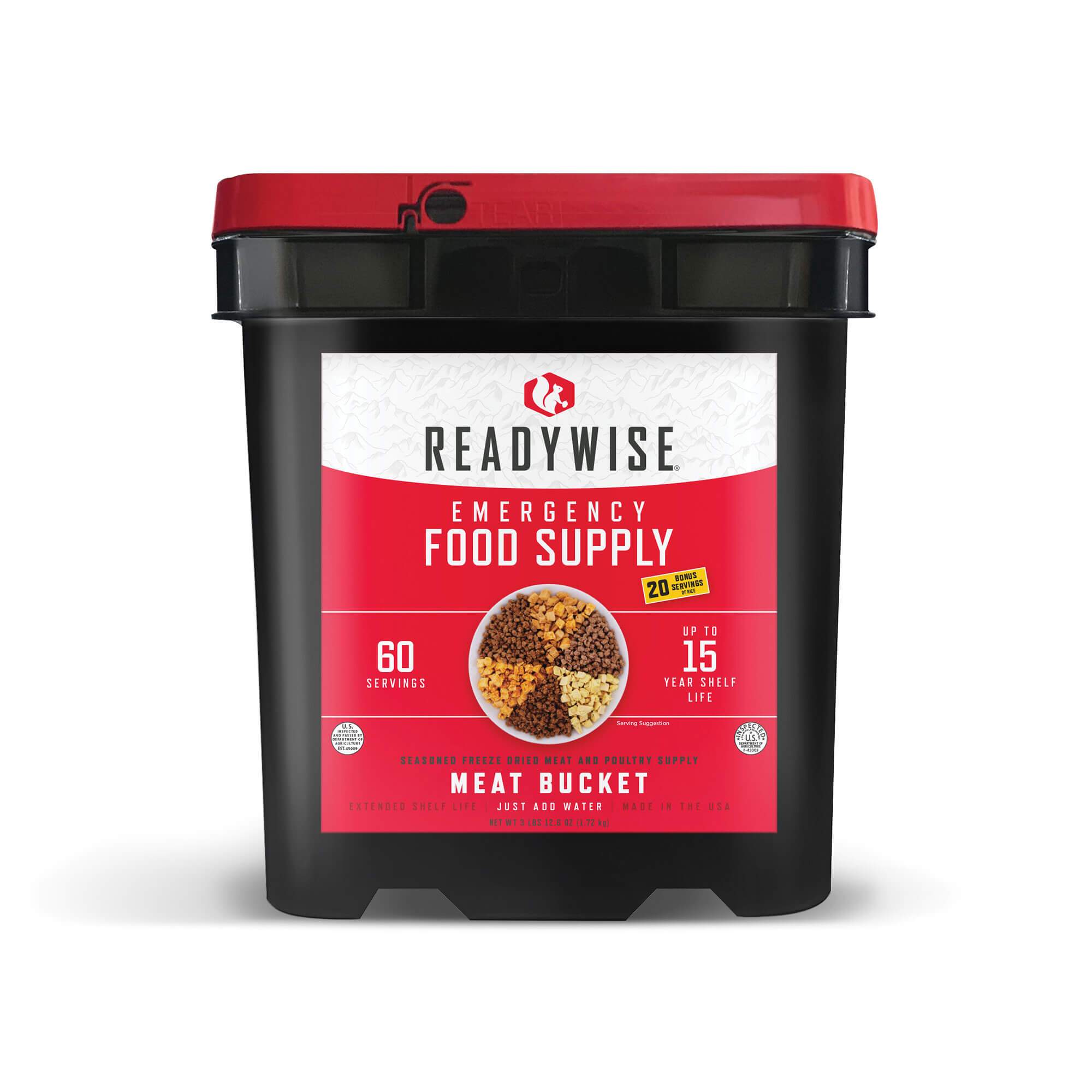 ReadyWise Emergency Food Supply - 120 Serving Meat Bundle